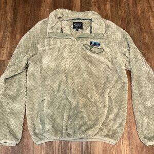 Simply Southern Fleece Soft Pullover Sage Green size M